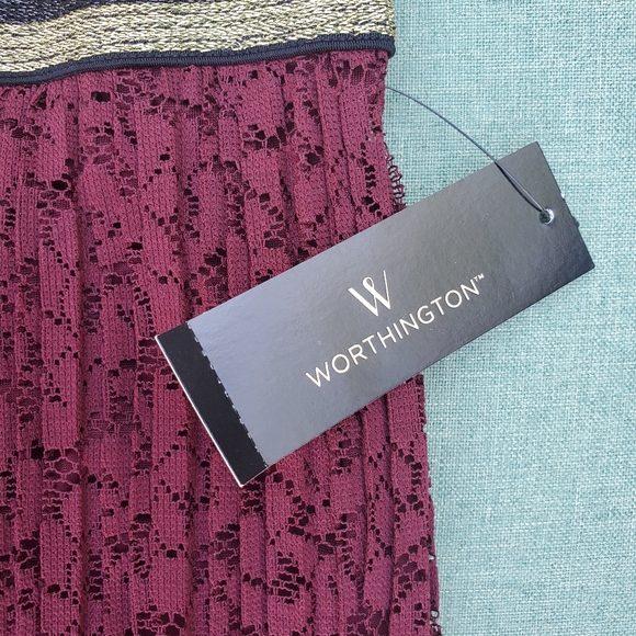 WORTHINGTIN Lace Midi Pencil Skirt - Picture 8 of 8